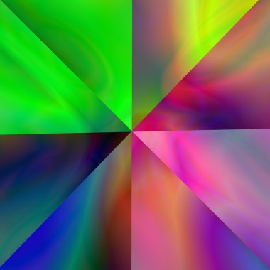 Gökkuşağı arka plan soyut parlayan satırları