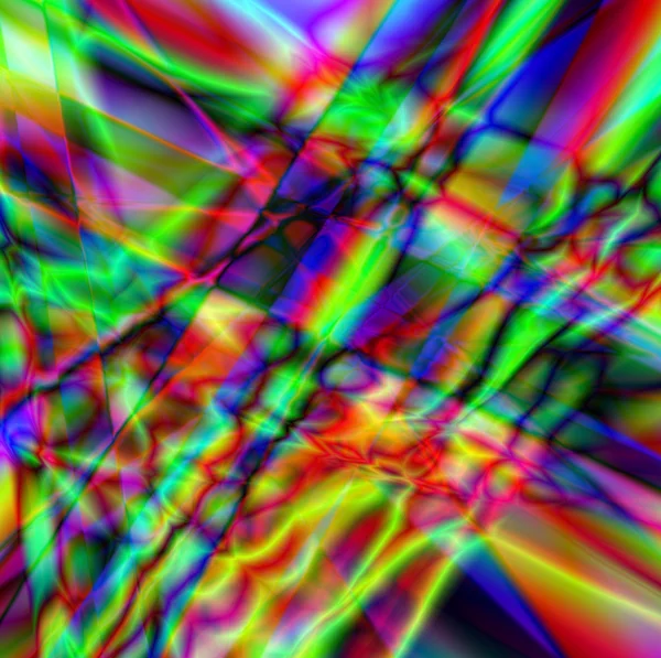 Ουράνιο τόξο-χρωματισμένα αφηρημένη θολή γραμμές και λάμψη — Φωτογραφία Αρχείου