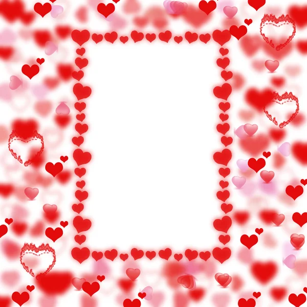 Fond rouge coeur. Félicitations au mariage et à la Saint-Valentin — Photo