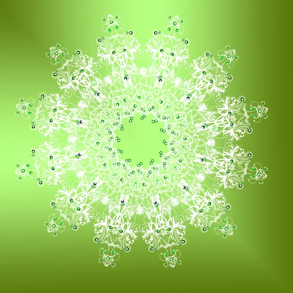 renkli mandala, bir dairesel desen kartı. Kutsal geometri. 