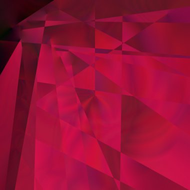 Koyu bordo desen, üçgenler, sakral soyutlama