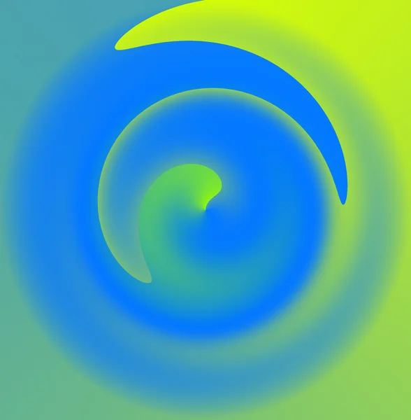 Blaue abstrakte Hintergrund glühende Linien. Kreise Quadrate, Wellen, viele verschiedene Farben — Stockfoto
