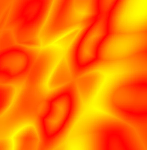 Rot und orange, feurige abstrakte leuchtende Linien. Kreise Quadrate, Wellen, viele verschiedene Farben — Stockfoto