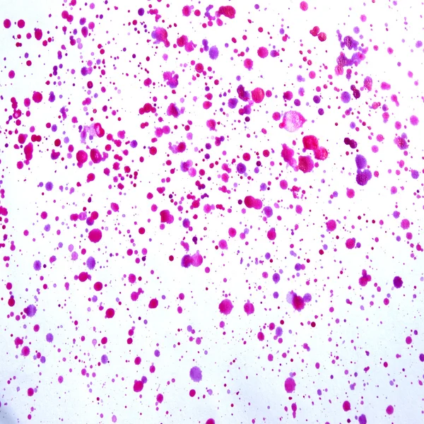 Renk suluboya soyut desen beyaz bir arka planda sıçraması.