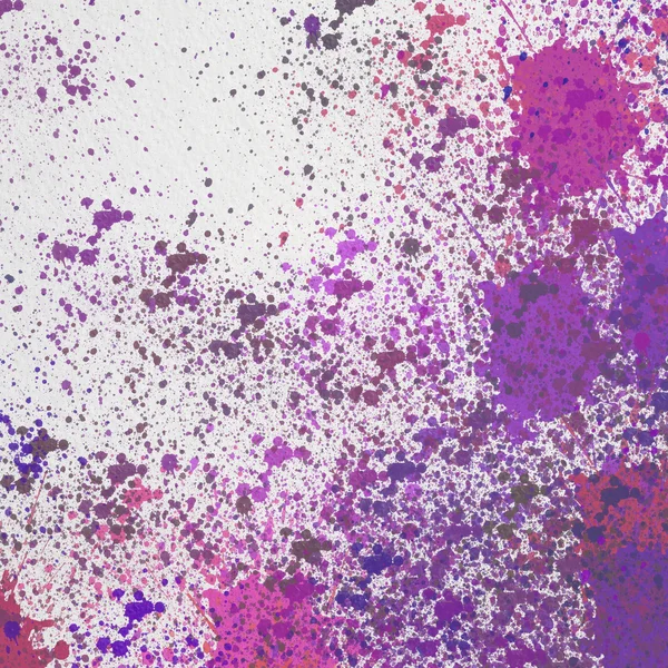 Renk suluboya soyut desen beyaz bir arka planda sıçraması.