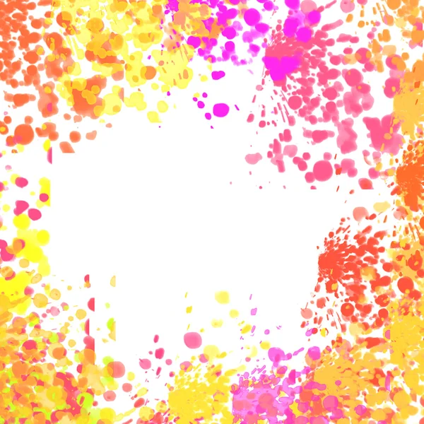 Color Acuarela patrón abstracto sobre un fondo blanco, salpicaduras . — Foto de Stock