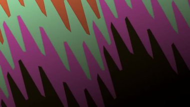 Gradyan Renklerle Soyut Zigzag Deseni Arkaplanı.