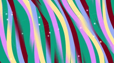 Soyut Dalgalı Çizgiler Parıldayan Parıltılı Arkaplan.