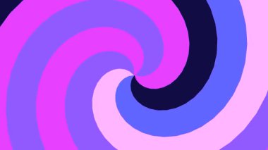 Hipnotik Girdap Şablonu Soyut Arkaplan Pembe ve Mor Renkli.