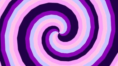 Mor ve Pembe Renklerin Hipnotize Edici Dönüşü.