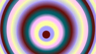 Çok renkli eşmerkezli daireler dizaynı.