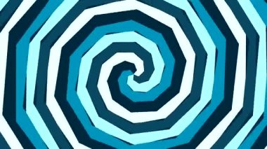 Çeşitli tonlarda canlandırılmış mavi sarmal geometrik desen
