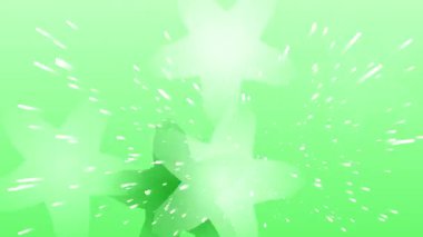 Deniz yıldızı ve yeşil sudaki parçacıkların olduğu bir sualtı görüntüsü.