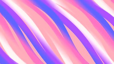 Pembe eğimli canlı dalgalı çizgiler