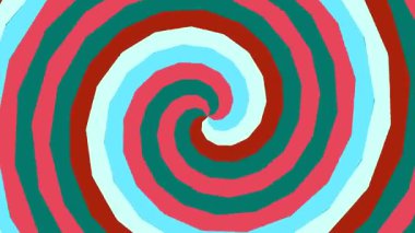 Kırmızı yeşil renkli canlı spiral tasarım