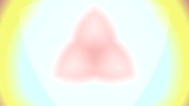 Parlak renkleri ve pürüzsüz geçişleri olan dinamik soyut şekiller