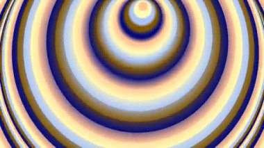 Renkli eşmerkezli dairelerin hipnotik bir şekilde dönen büyüleyici bir animasyonu.