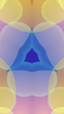 Görüntü görüntüleme soyut mavi geometrik şekiller hareket halinde