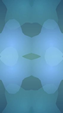 Hareket grafikleri tasarımında soyut mavi şekilleri gösteren video görüntüleme