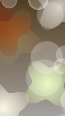 Bulanık şekilleri ve hareket halindeki daireleri gösteren animasyon videosu