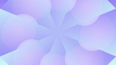 Mor renkli ve beyaz aksanlı hareketli dairesel desen