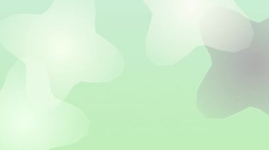 Bulanık yeşil arkaplan, beyaz bulutlar ve yumuşak odak etkisi