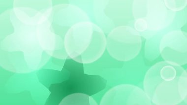 Yumuşak odak efektli rahatlatıcı yeşil bokeh arkaplan