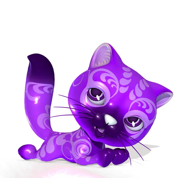 3D Rendered şirin fantezi evde beslenen hayvan