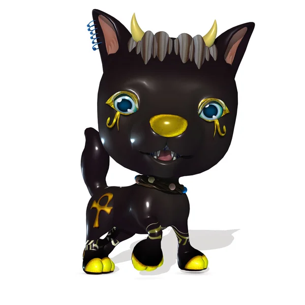 3D Rendered şirin fantezi evde beslenen hayvan