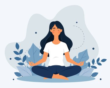 Yoga yapan bir kız, uluslararası yoga günü, yoga günü geçmişi.
