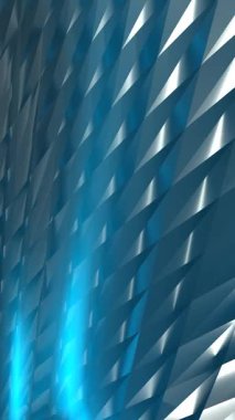 Mavi Işıklı Soyut Arkaplan Canlandırması