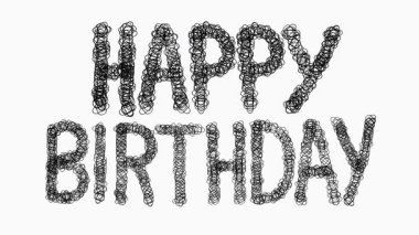 Kara El Mutlu Yıllar Metin Canlandırması