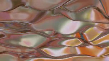 Işık desenlerini yansıtan renkli soyut dalgalar