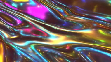 Sıvı dijital yüzeylerde parlak yansımalar ve ritmik metalik dalga desenleriyle yüksek çözünürlüklü bir yolculuk yaşayın..