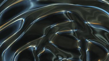 Renkli ışığın yanardöner yüzeylerle etkileşerek sürekli değişen dijital dokuları nasıl oluşturduğuna bakın..