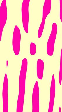 Pembe ve sarı renkli soyut desen