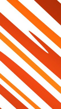 Soyut turuncu ve beyaz köşegen desen