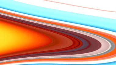 Uyum içinde akan soyut renkli dalgalar