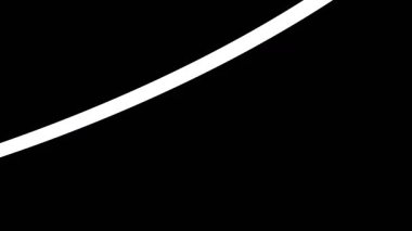 Soyut siyah ve beyaz eğri çizgi tasarımı