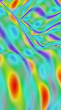 Soyut renkli dalgalı arkaplan canlı gökkuşağı spektrum renklerini harmanlıyor.