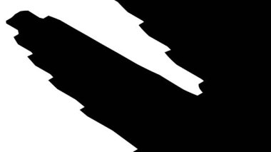 Siyah ve beyaz şekillerin soyut animasyonu