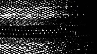 Siyah ve beyaz şekillerin soyut animasyonu