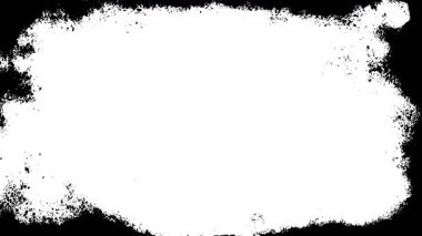 Siyah ve beyaz şekillerin soyut animasyonu