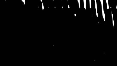 Siyah ve beyaz şekillerin soyut animasyonu