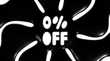 Siyah ve Beyaz Arkaplan Canlandırması ile% 0 indirimli