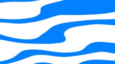 Tasarım arka planı için soyut mavi ve beyaz dalga deseni