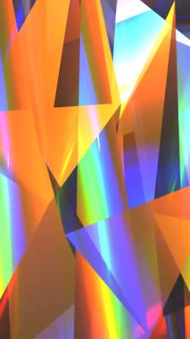 Pürüzsüz Hareketli Soyut Renkli Parlak Sanal Arkaplan