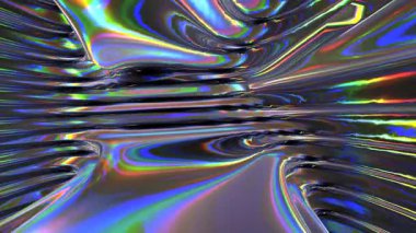 Pürüzsüz Hareketli Soyut Renkli Parlak Sanal Arkaplan
