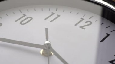 rotation of the clock face, close-up of the time manager