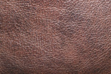 Kahverengi deri kaplama. kabataslak malzeme